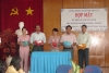 Quang cảnh buổi hội thu heo đất khuyến học năm 2011