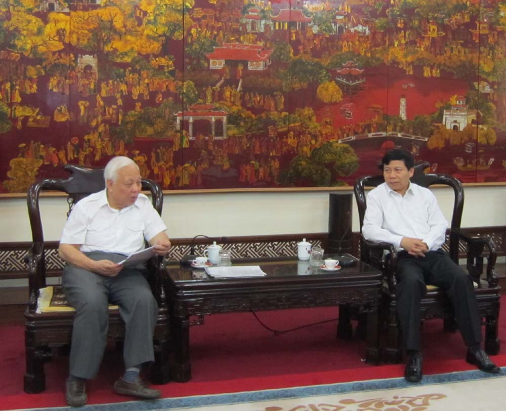 Phó Chủ tịch Hội Khuyến học Việt Nam thăm và làm việc tại Bắc Ninh