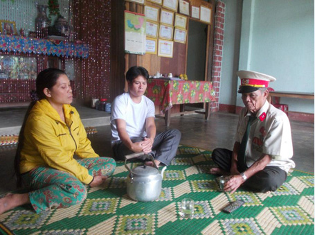 Quảng Nam: Cựu binh 75 tuổi tích cực làm công tác khuyến học