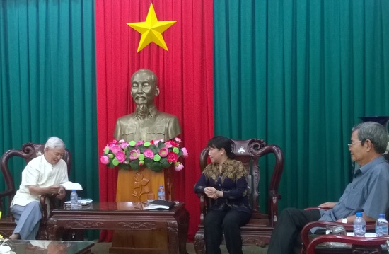 TW Hội Khuyến học Việt Nam làm việc tại Long An