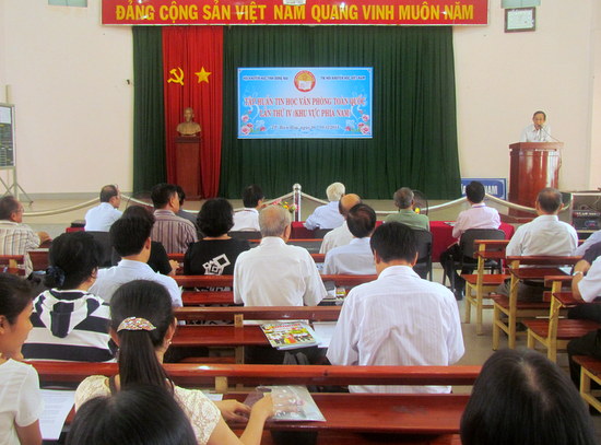 TW Hội Khuyến học Việt Nam tập huấn Tin học Văn phòng lần thứ IV - năm 2014 