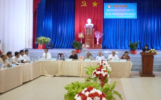 Hội nghị giao ban các Tỉnh, Thành miền Đông Nam bộ tại Long An