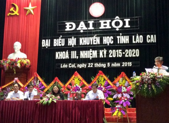 Hội Khuyến học Lào Cai: Đại hội lần thứ III, nhiệm kỳ 2015 – 2020