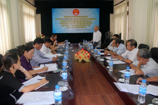 Trung ương Hội Khuyến học Việt Nam làm việc với Hội Khuyến học tỉnh Quảng Trị
