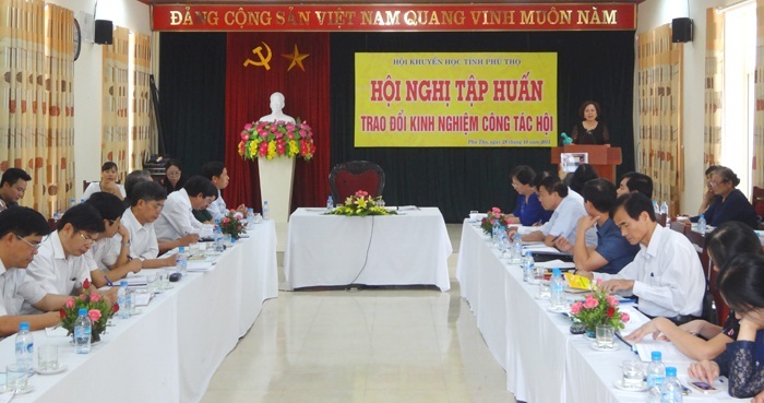 Phú Thọ: Tập huấn trao đổi kinh nghiệm công tác năm 2015