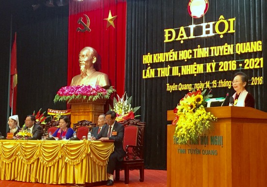 Phát biểu của Chủ tịch Nguyễn Thị Doan tại Đại hội đại biểu Hội Khuyến học tỉnh Tuyên Quang lần thứ III, nhiệm kỳ 2016 - 2021