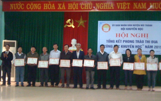Quảng Nam: Hội Khuyến học huyện Núi Thành 10 năm thực hiện chỉ thị số 11 của Bộ chính trị