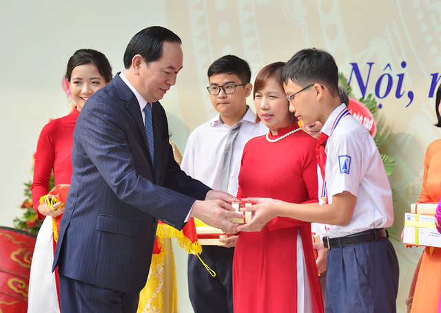 Chủ tịch nước Trần Đại Quang gửi thư chúc mừng nhân dịp khai giảng năm học mới 2017-2018