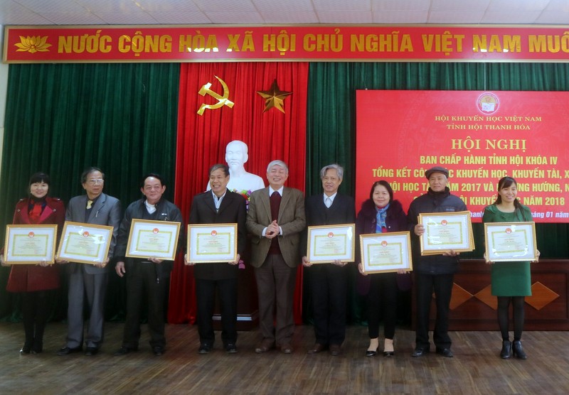 Thanh Hóa: Hội Khuyến học tổ chức hội nghị tổng kết công tác khuyến học năm 2017, triển khai nhiệm vụ năm 2018