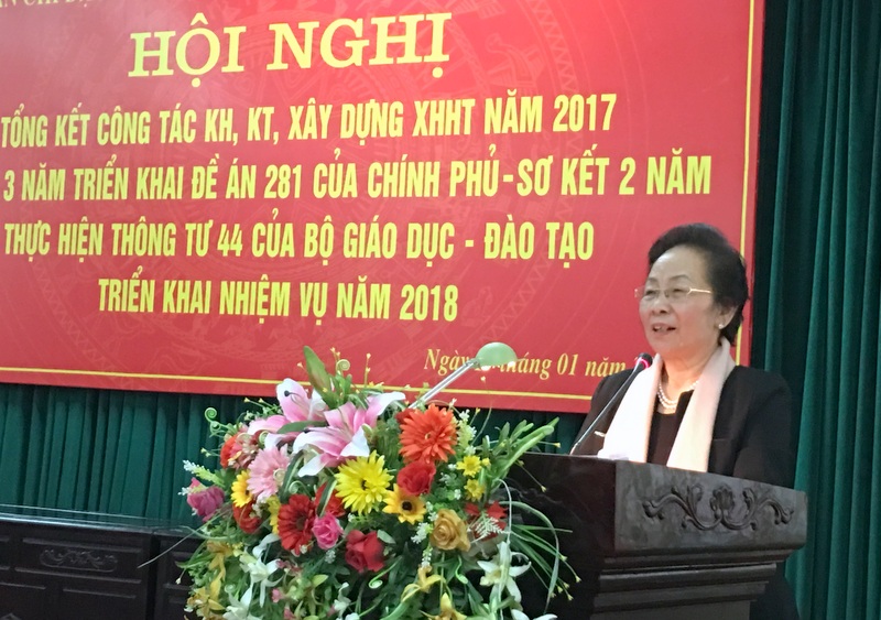 Thái Bình: Tổng kết công tác năm 2017 của Hội Khuyến học Tỉnh