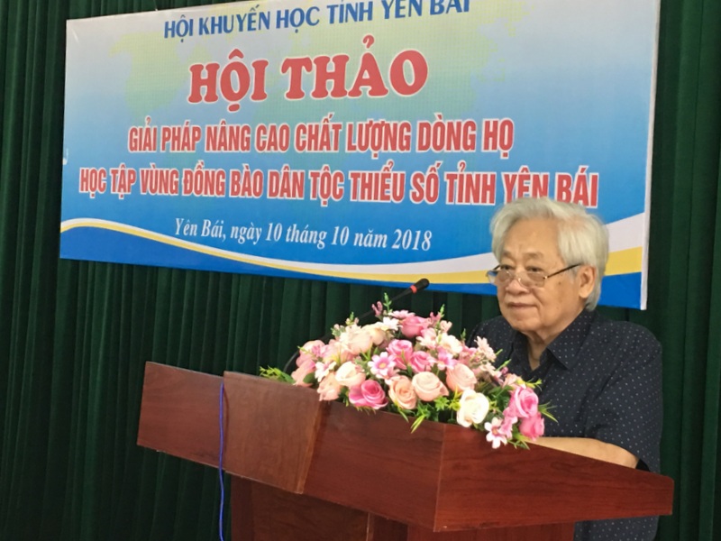 Yên Bái: Hội thảo 'Giải pháp nâng cao chất lượng dòng họ học tập vùng dân tộc thiểu số'