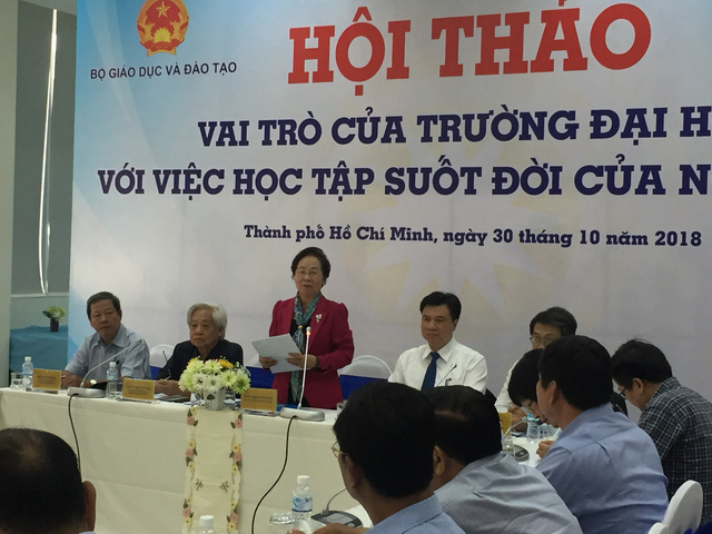 Chủ tịch TW Hội KHVN Nguyễn Thị Doan: Bộ GD-ĐT phải xóa bỏ bệnh thành tích, hình thức