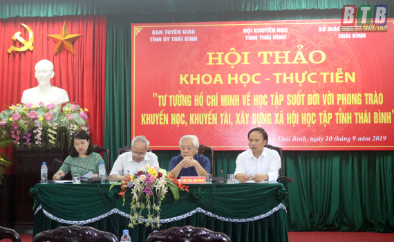 Thái Bình: Hội thảo khoa học – thực tiễn: Tư tưởng Hồ Chí Minh về học tập suốt đời