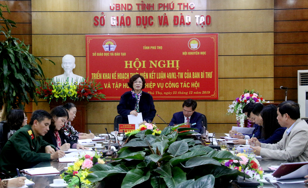 Phú Thọ: Tiếp tục tăng cường sự lãnh đạo của Đảng đối với công tác khuyến học, khuyến tài, xây dựng xã hội học tập