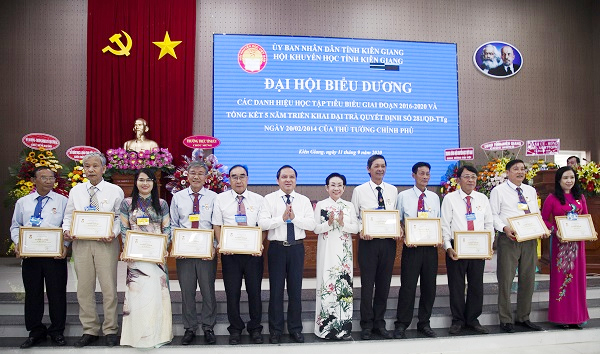 Kiên Giang: Đại hội Biểu dương các danh hiệu học tập tiêu biểu giai đoạn 2016-2020