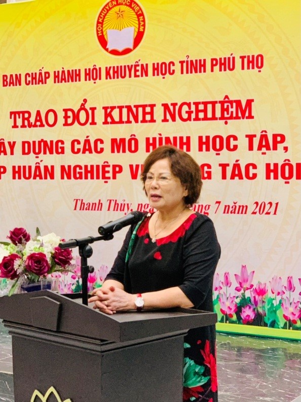 Phú Thọ: Hội Khuyến học tỉnh sơ kết công tác Hội 6 tháng đầu năm 2021