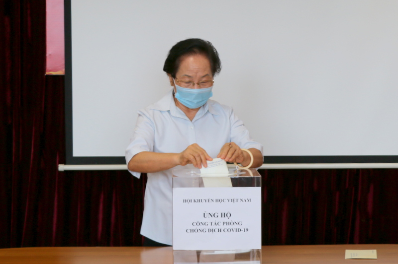 Hội Khuyến học Việt Nam ủng hộ công tác phòng, chống dịch Covid-19