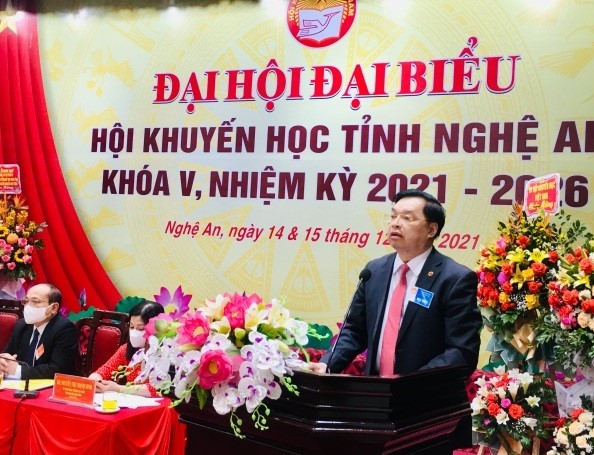 Đại hội đại biểu Hội Khuyến học tỉnh Nghệ An lần thứ V, nhiệm kỳ 2021 - 2026