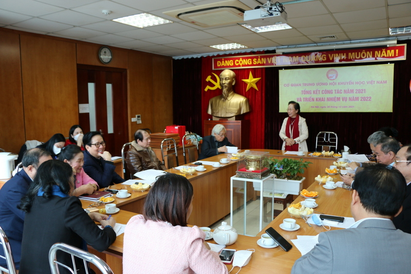  Cơ quan Trung ương Hội Khuyến học Việt Nam Tổng kết công tác năm 2021 và triển khai nhiệm vụ năm 2022