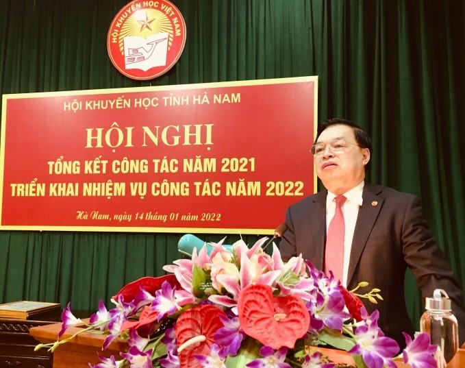 Hội Khuyến học tỉnh Hà Nam tổng kết công tác năm 2021