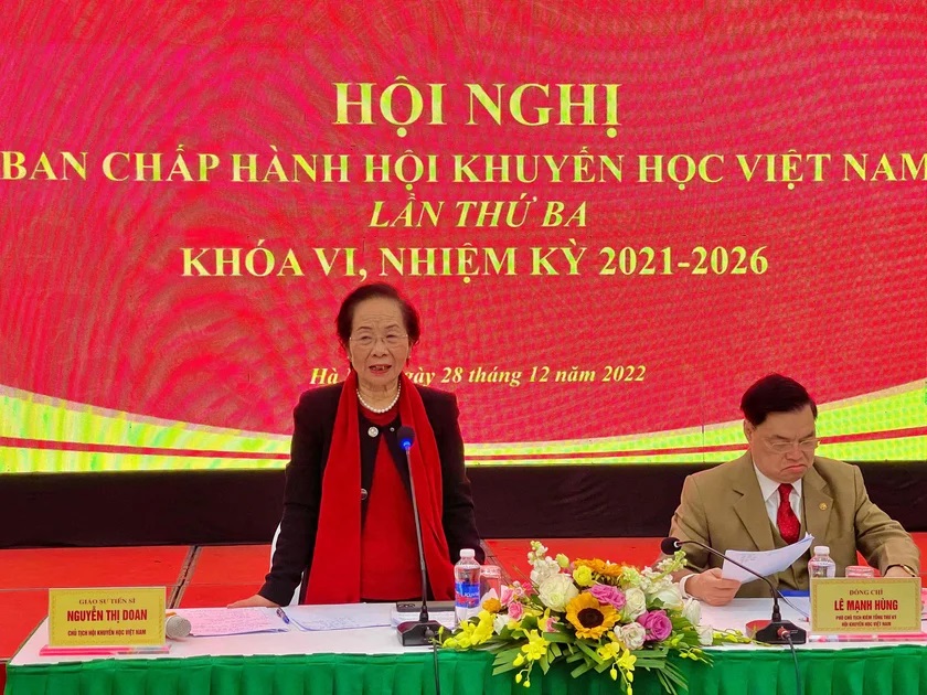 Hội nghị BCH lần thứ ba Hội Khuyến học Việt Nam: Thực hiện nhiệm vụ năm 2023 với tinh thần sáng tạo, vượt khó