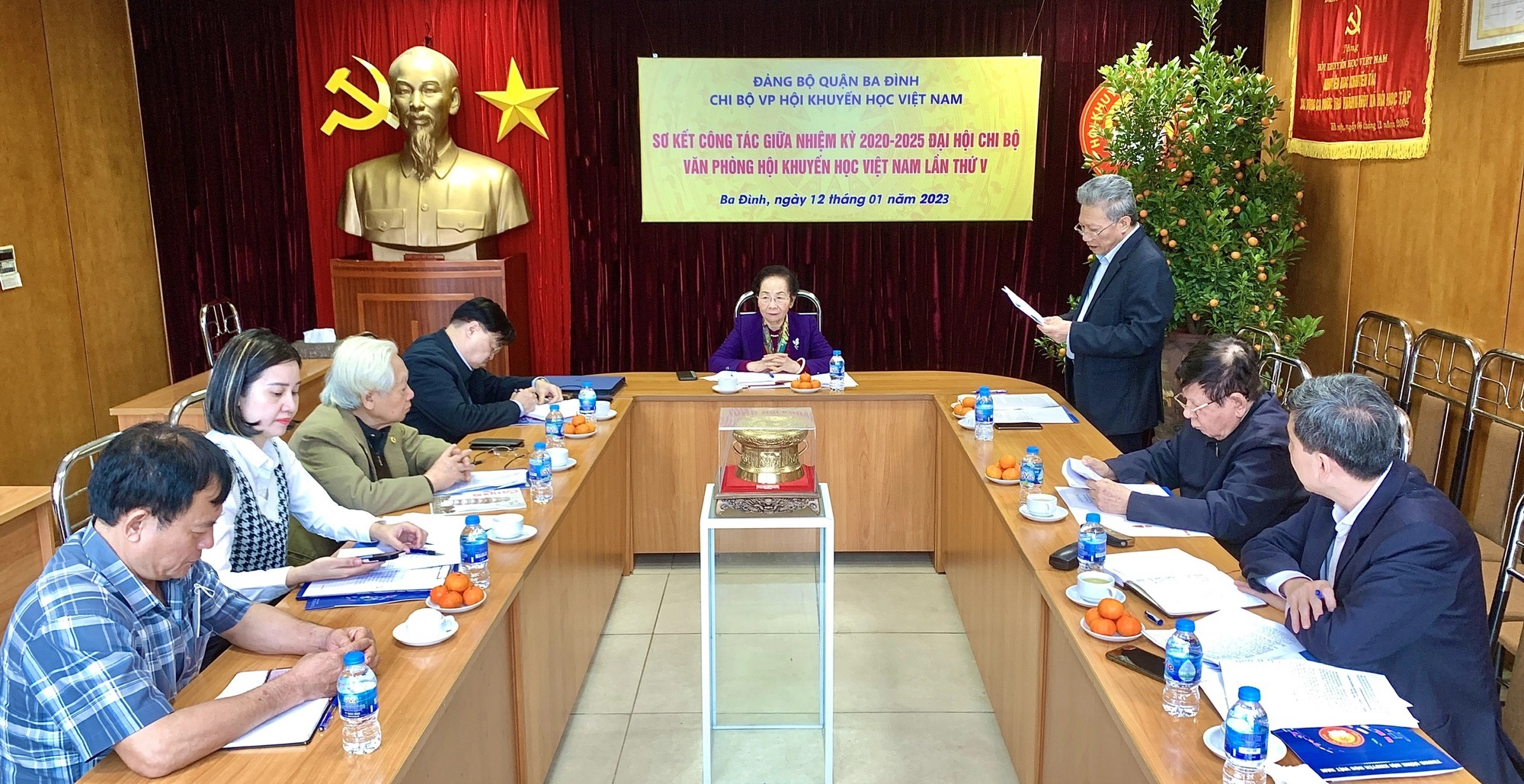 Chi bộ Văn phòng Trung ương Hội Khuyến học Việt Nam sơ kết công tác giữa nhiệm kỳ 2020-2025