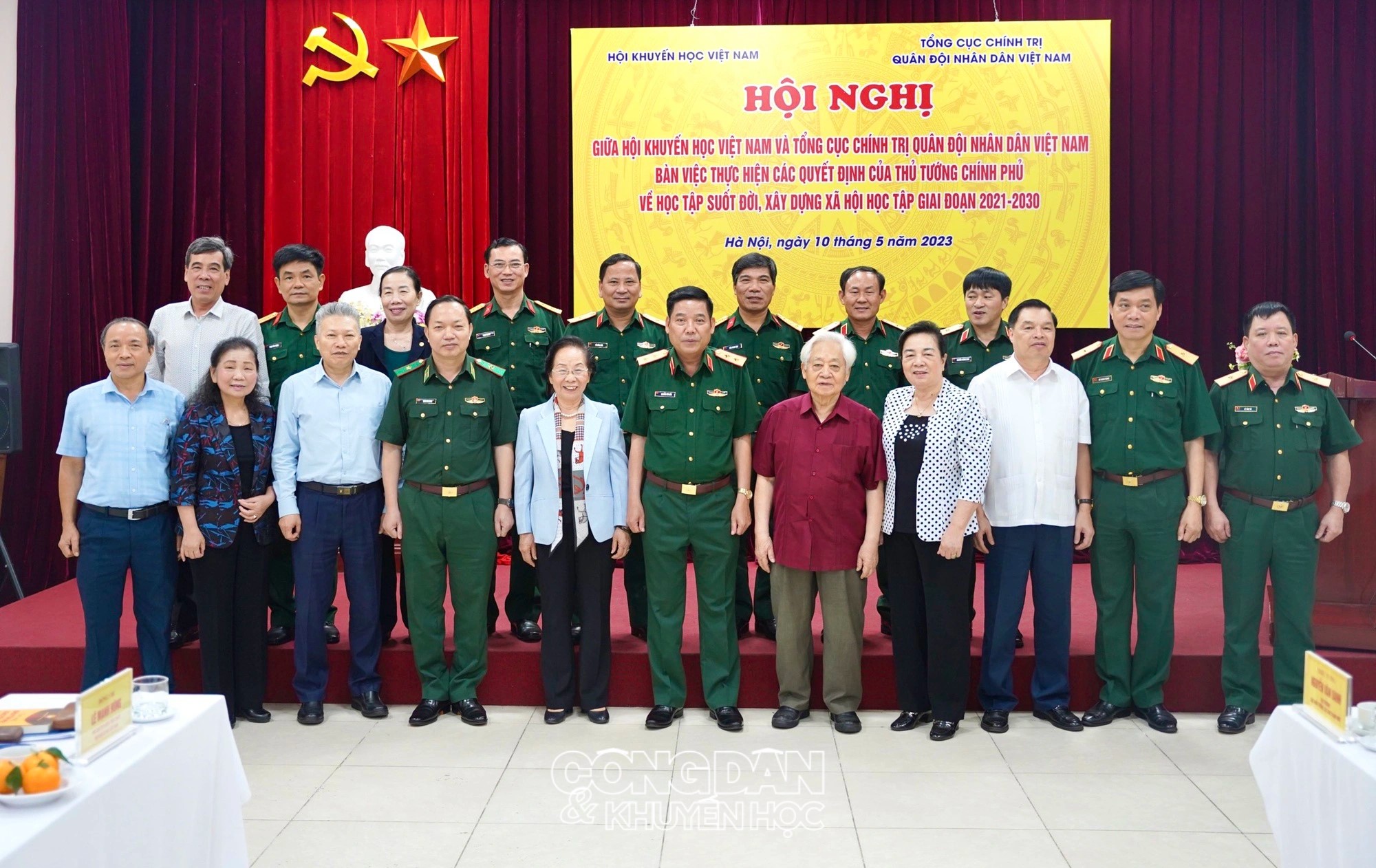 Đẩy mạnh phối hợp giữa Tổng cục Chính trị Quân đội nhân dân Việt Nam và Hội Khuyến học Việt Nam