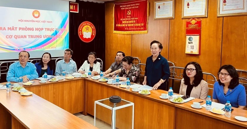 Ra mắt phòng họp trực tuyến cơ quan Trung ương Hội Khuyến học Việt Nam