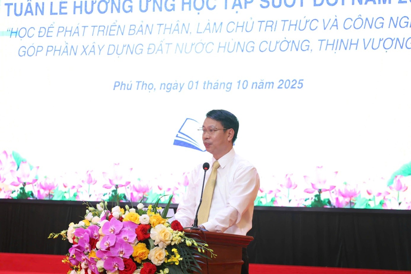 Phú Thọ: Khai mạc tuần lễ hưởng ứng học tập suốt đời năm 2025