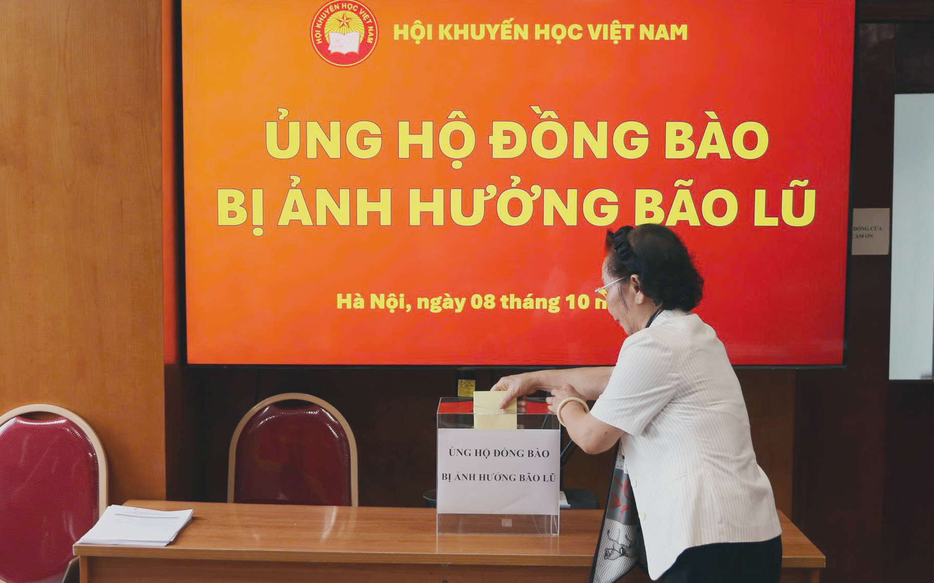 Trung ương Hội Khuyến học Việt Nam phát động ủng hộ đồng bào ảnh hưởng bão lũ